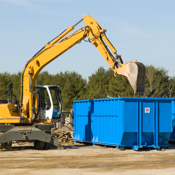 are there any restrictions on where a residential dumpster can be placed in East Canaan Connecticut